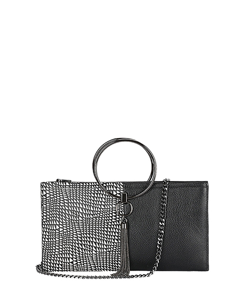 XISHANG Fashion Top Ring Handle Handbag Small Chain Shoulder Bag